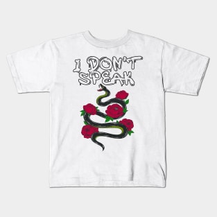 I don't speak snake Kids T-Shirt